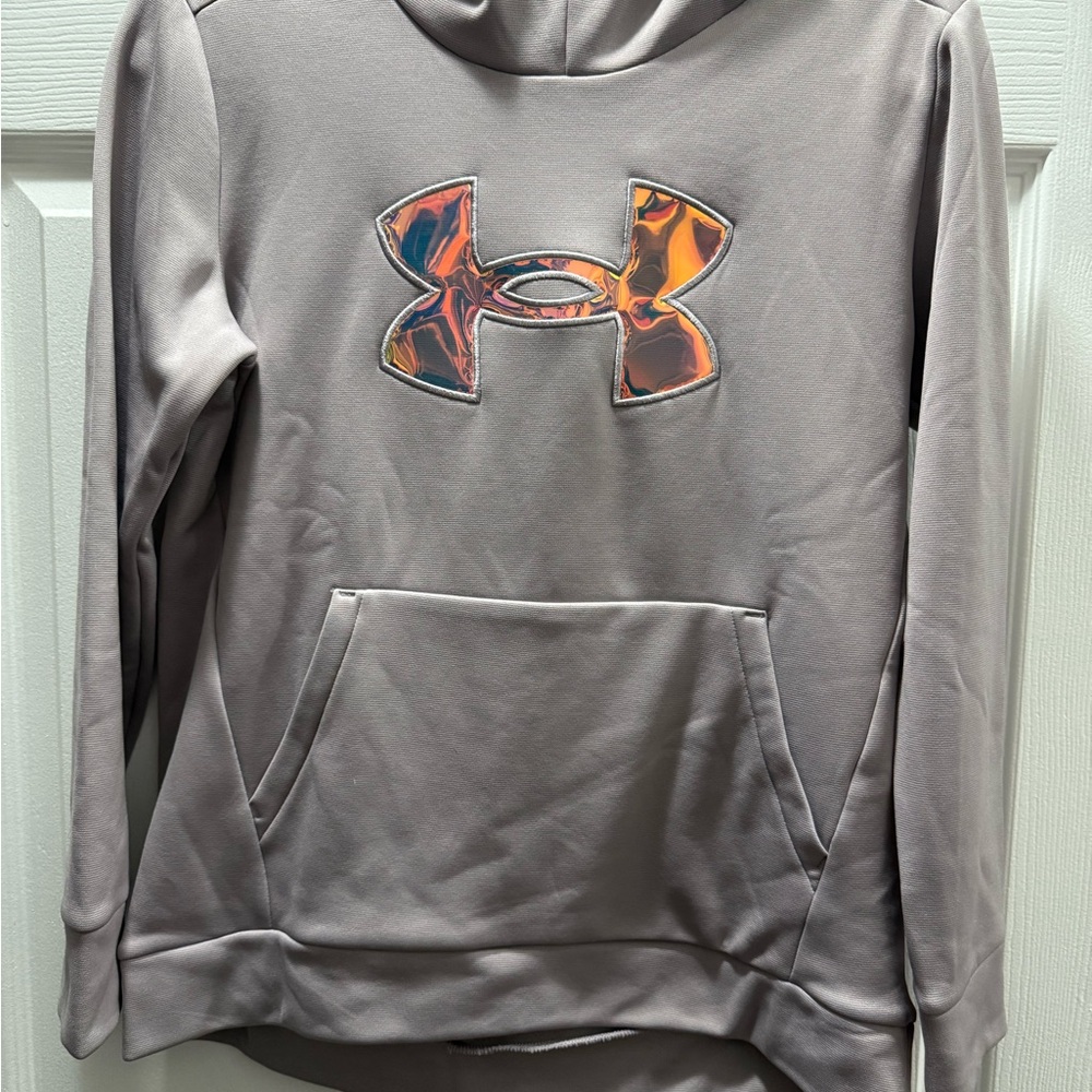 Girls Under Armour Iridescent Fleece Hoodie Youth Large